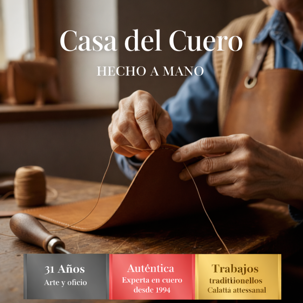 Cartera Lidia de cuero