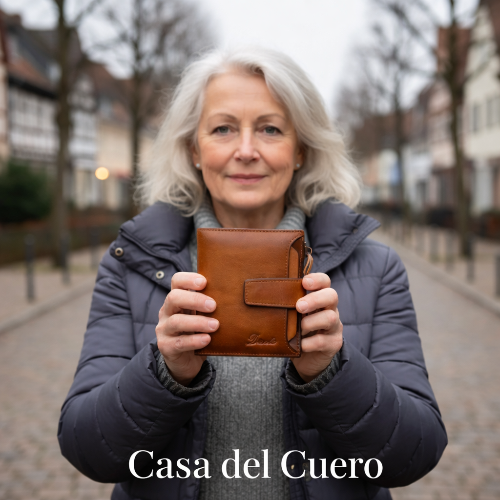 Cartera Lidia de cuero