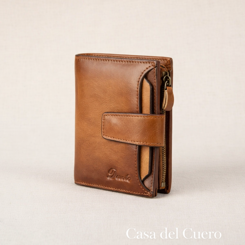 Cartera Lidia de cuero