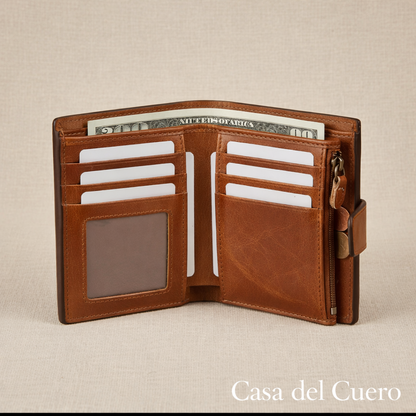Cartera Lidia de cuero