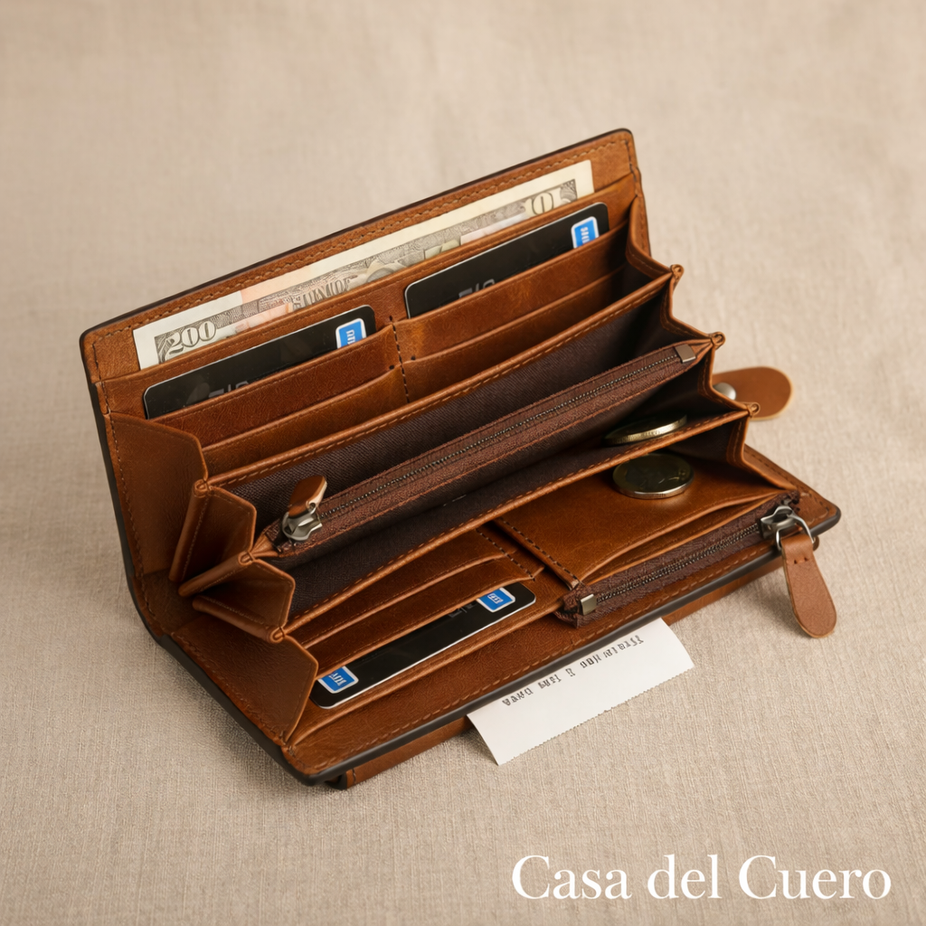 Cartera Jonas de triple pliegue