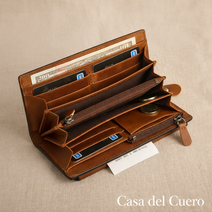 Cartera Jonas de triple pliegue