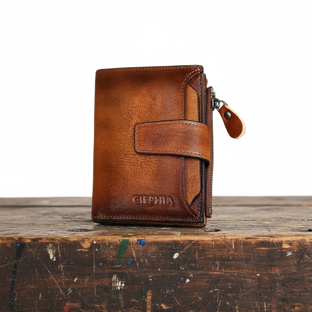 Cartera Jonas de triple pliegue