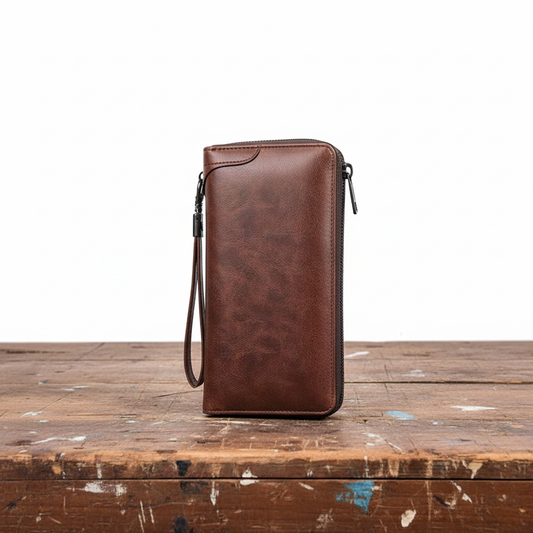 Cartera Miguel de cuero premium con protección RFID